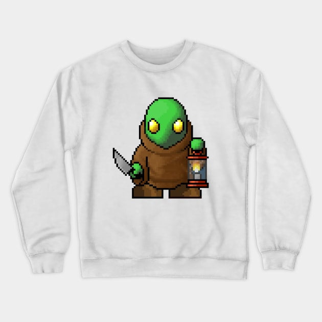 Pixelart Tonberry Crewneck Sweatshirt by PixelKnight